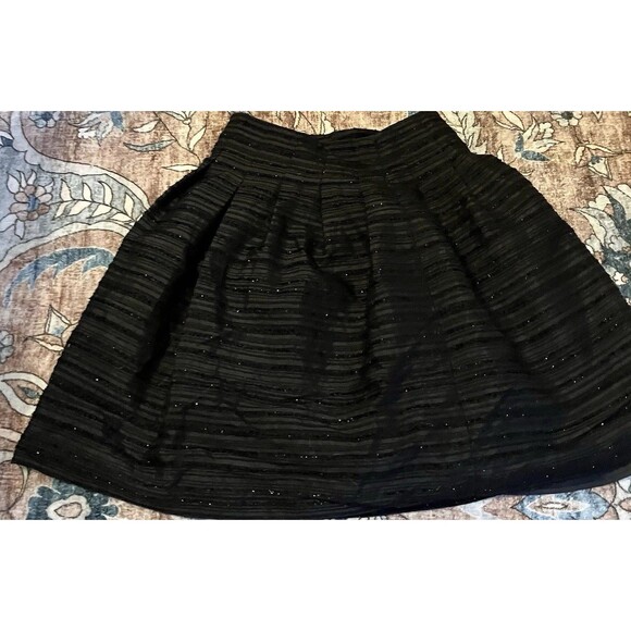 Talbots Skirt Size 0 Petite Black Textured MSRP $139 - Picture 5 of 5